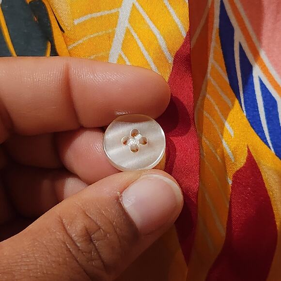 DR2 Sz Small Bright Yellow Floral Tie Front Short Sleeve Top Tropical Bohemian - Picture 7 of 9